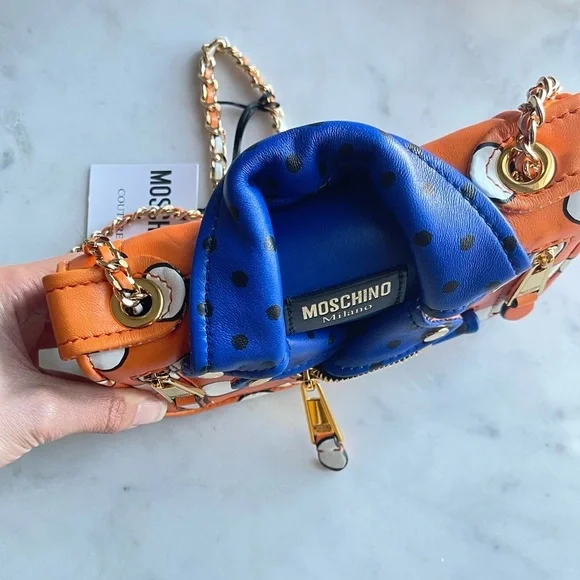 Moschino Couture Biker Bag. Polka dot. - Picture 8 of 17